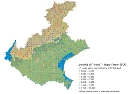 densit di visite recenti per quadrante